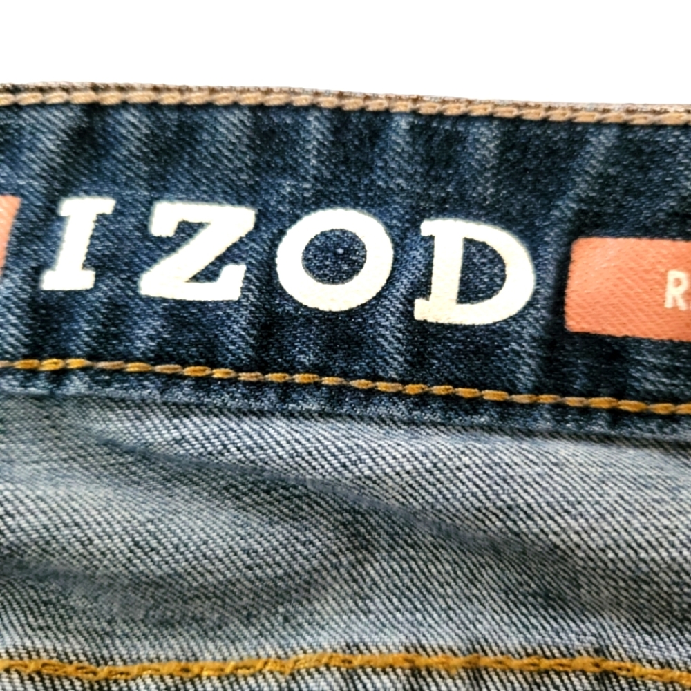Izod Relaxed Fit Denim Jeans - Picture 4 of 15